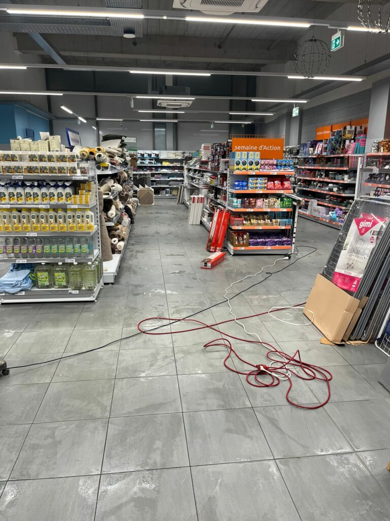 Nettoyage magasin Action Borderouge