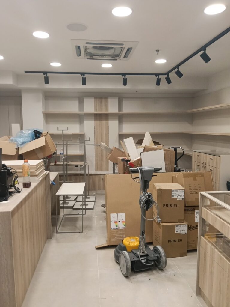 nettoyage fin de chantier magasin Dalery Fenouillet